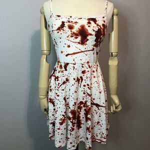SOLD Bloody Spatter Dress with Knife 🔪